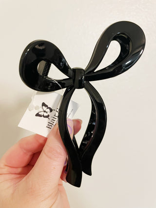 Large Bow Claw Clip | Solid