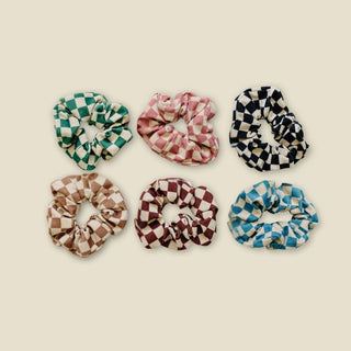 Checkered Scrunchie | Set of 6
