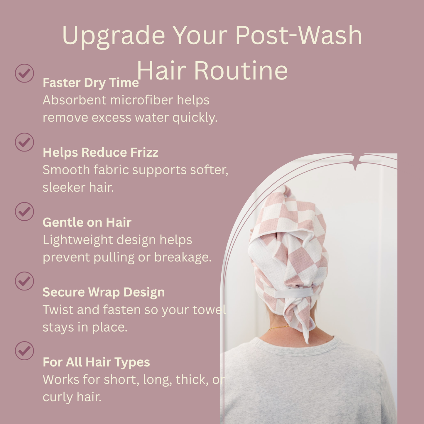 Summer Microfiber Hair Towel Drop