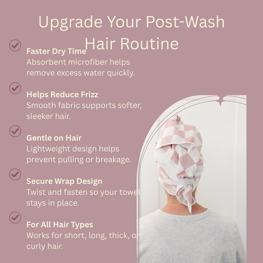 Summer Microfiber Hair Towel Drop