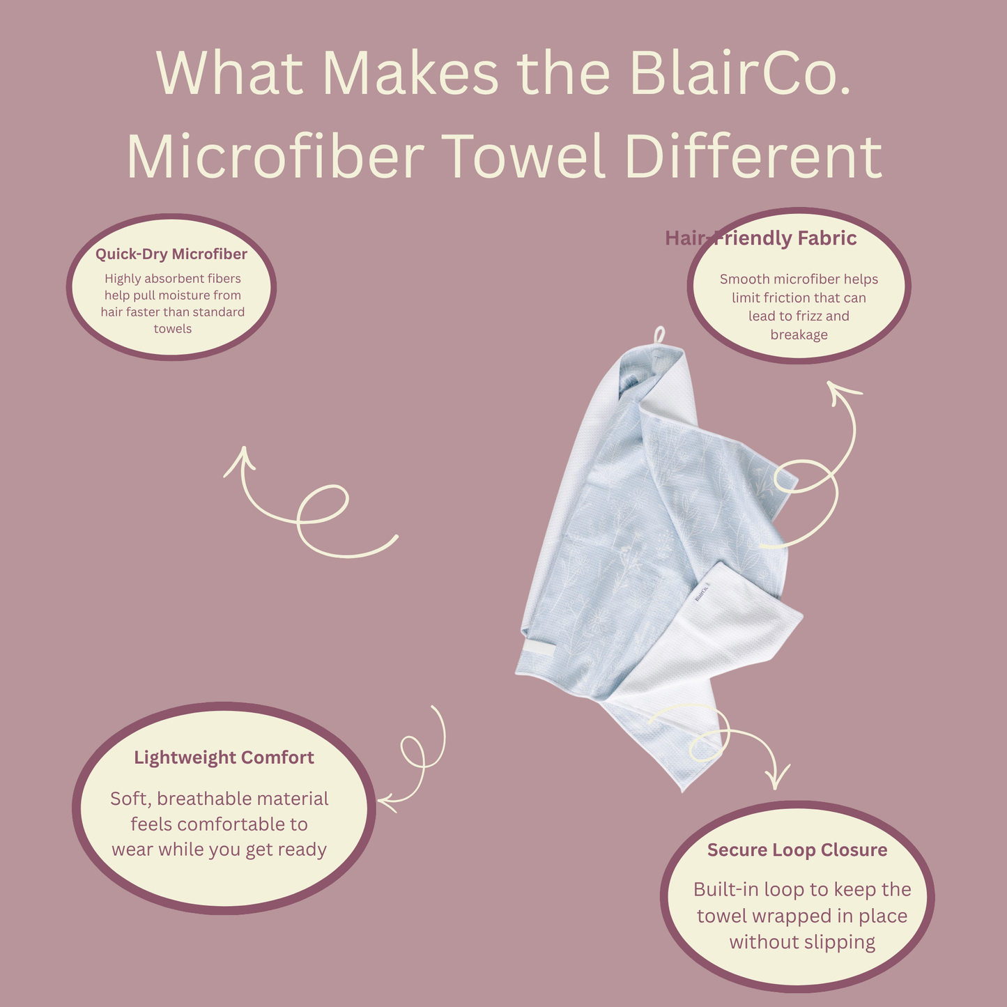 Summer Microfiber Hair Towel Drop
