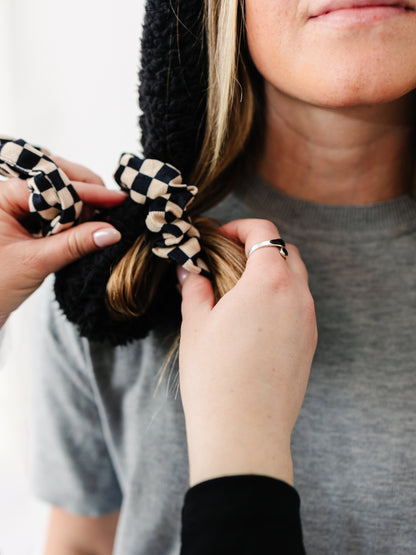 Checkered Scrunchie | Single