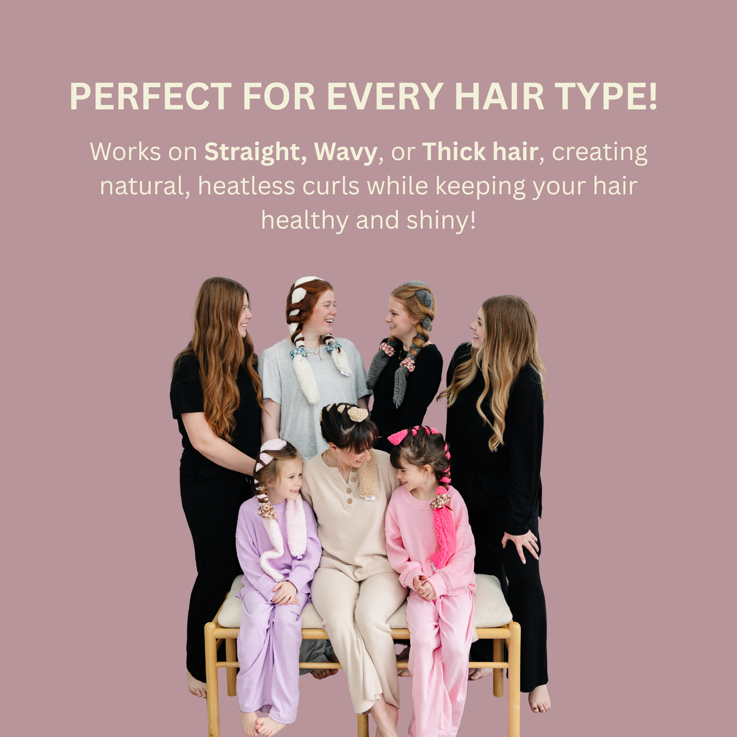 Heatless Headband Hair Curler | medium-long lengths