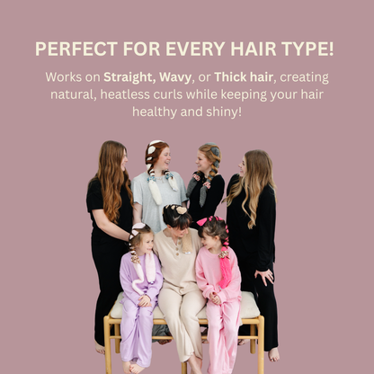 Heatless Headband Hair Curler | medium-long lengths