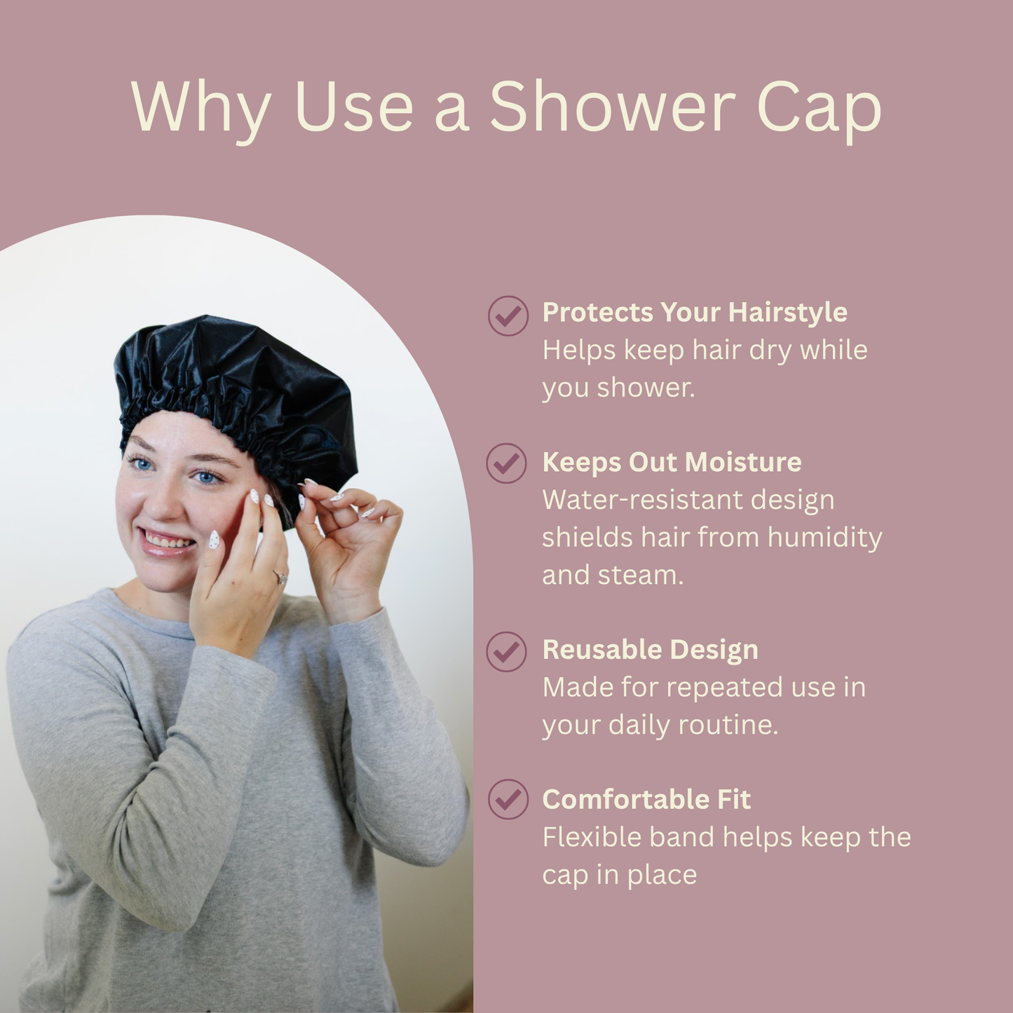 Shower Cap | NEW Bigger Size