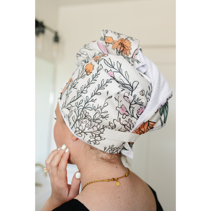 Summer Microfiber Hair Towel Drop