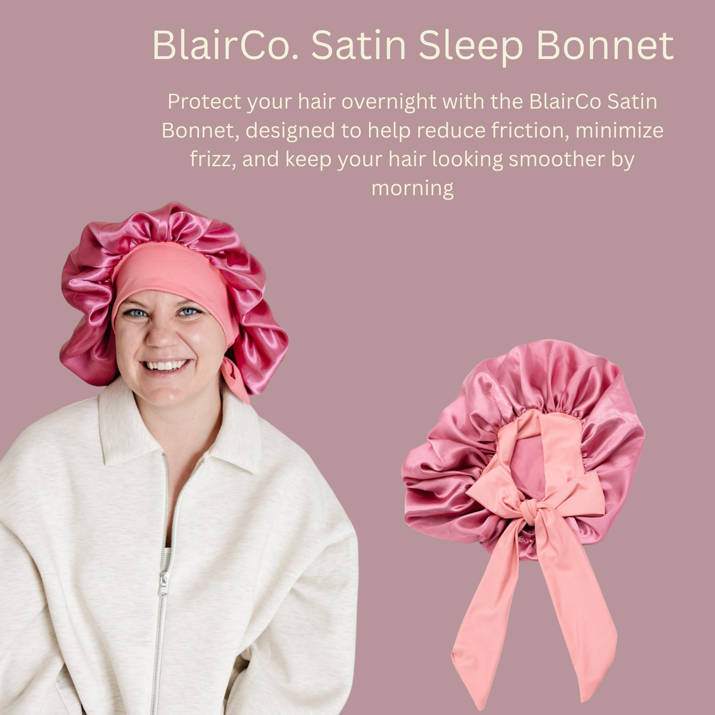 New Satin Sleep Bonnet | Double Lined