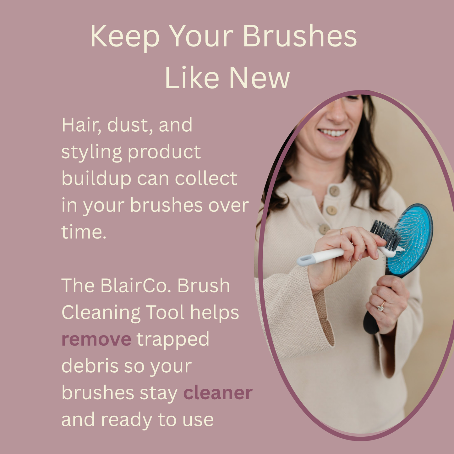 2-in-1 Hair Brush & Comb Cleaner Tool with Pick