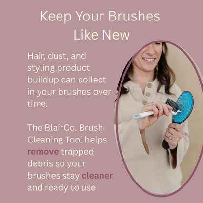 2-in-1 Hair Brush & Comb Cleaner Tool with Pick