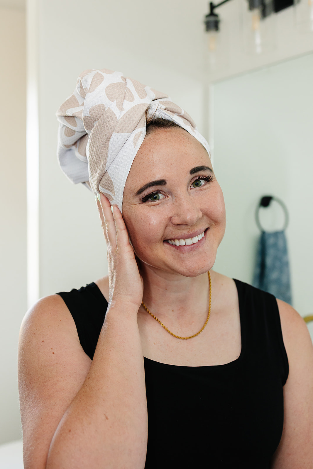 Summer Microfiber Hair Towel Drop