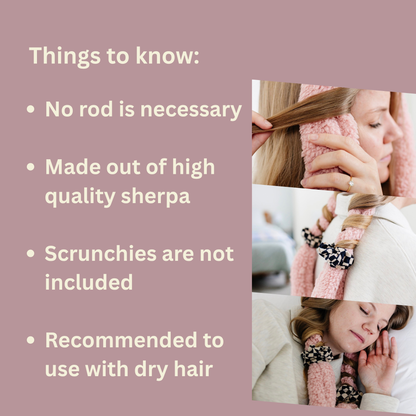 Heatless Headband Hair Curler | medium-long lengths