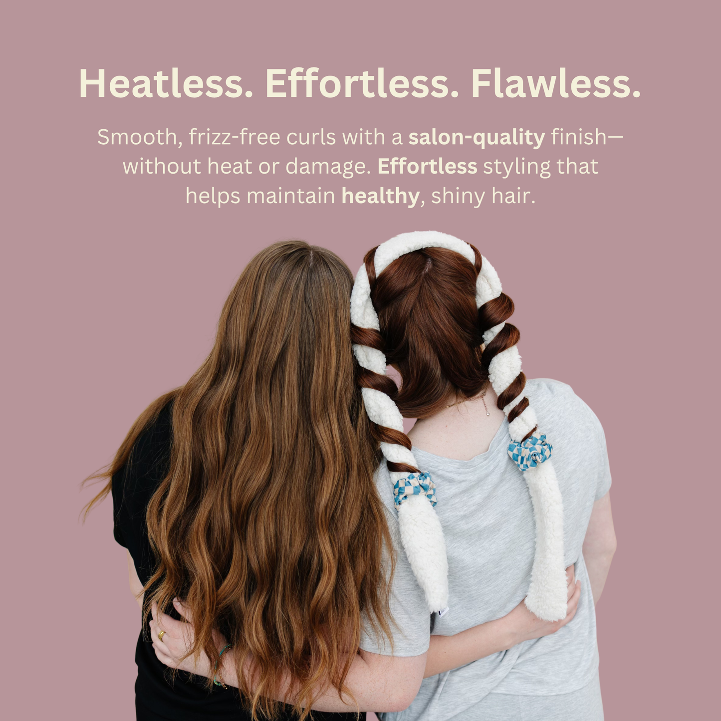 Heatless Headband Hair Curler | medium-long lengths
