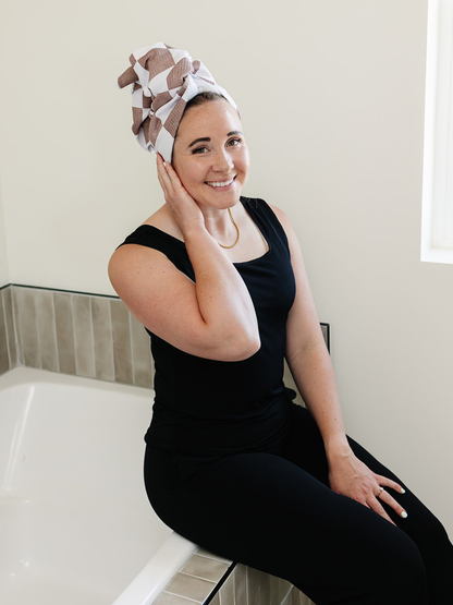 Summer Microfiber Hair Towel Drop