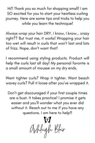 Heatless Curler | medium-long lengths