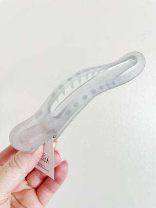 Alligator Claw Clip | frosted