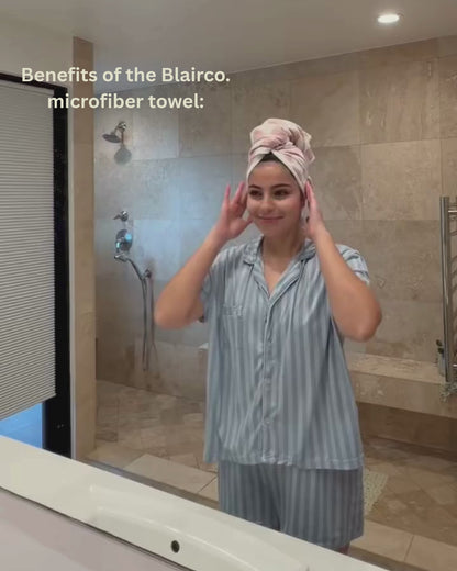 Summer Microfiber Hair Towel Drop