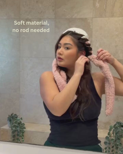 Heatless Headband Hair Curler | medium-long lengths